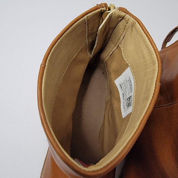 Sperry Maya Belle Leather Ankle Boot Booties Cognac Brown Size 6.5 - Picture 10 of 12